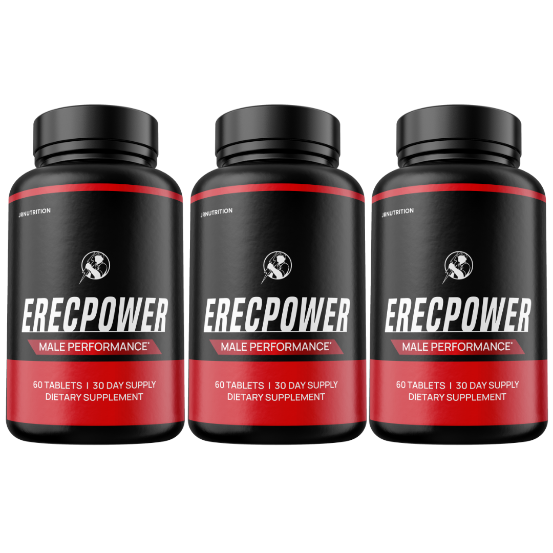 Erec Power - Male Performance Dietary Supplement 60 Tablets (3 Pack)